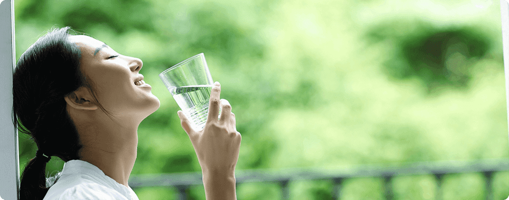 不純物を99.9%除去した、赤ちゃんにも安心な純水